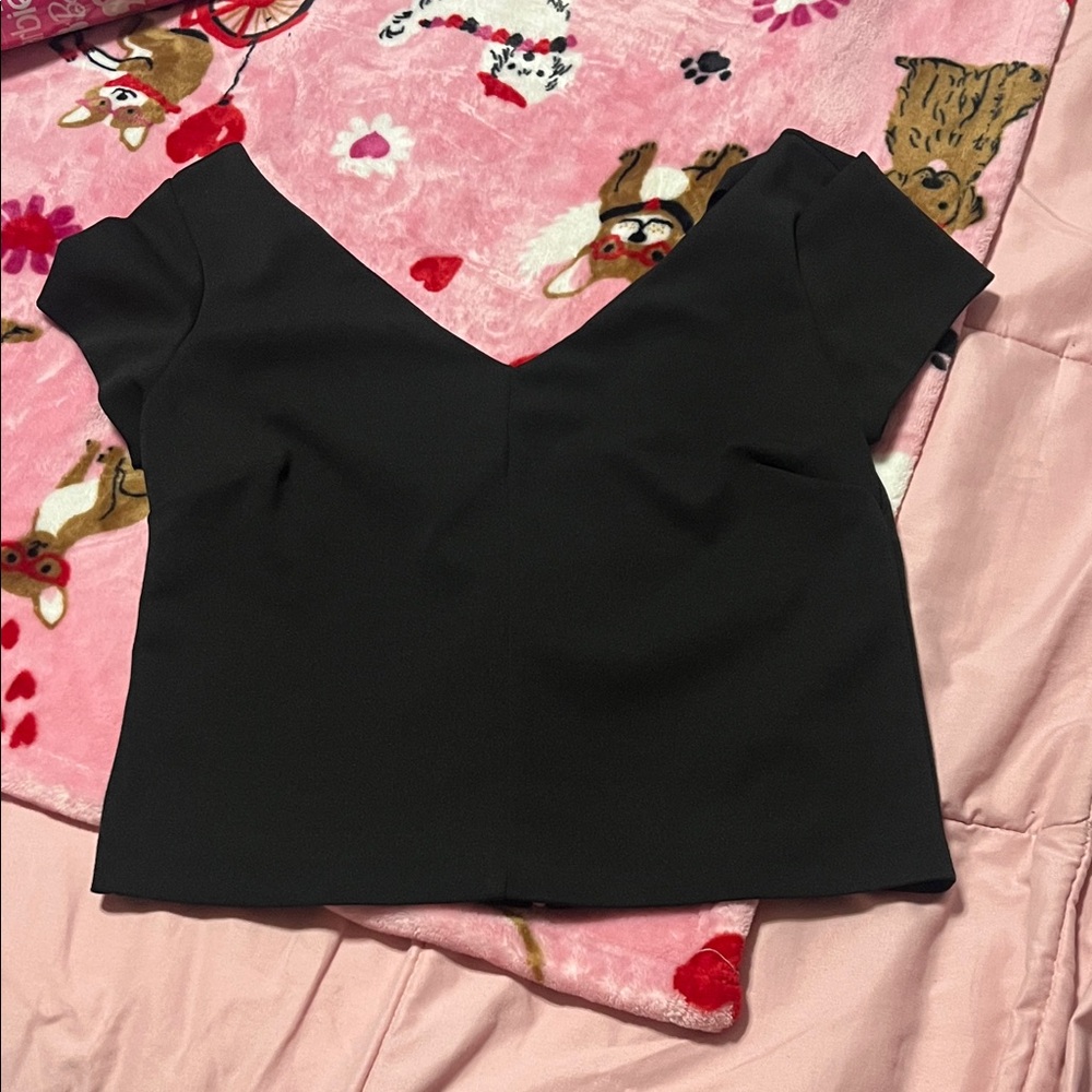 Zara Elegant Black Women's Top